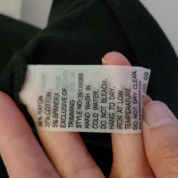 Peter Nygard black knee length dress - Picture 6 of 6